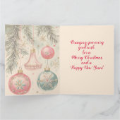  levendige kerstversieringen kaart (Binnen)