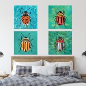 Levendige kevers muurkunst sets (Slaapkamer)