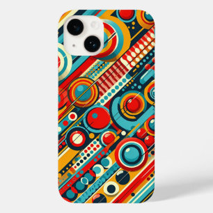 Levendige kinetische geometrische cirkels telefoon Case-Mate iPhone 14 hoesje