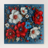 🌺 Levendige Klaproos Bloem Kunst Voor Puzzel Lief (Horizontaal)