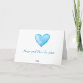 Levendige Klaproos Panorama Moederdag kaart (Achterkant)