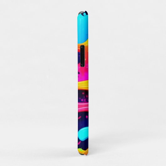 Levendige kleur Chaos Art Case-Mate iPhone Case (Achterkant/rechts)