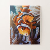 Levendige kleur Clown Fish Legpuzzel (Verticaal)