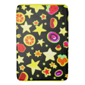 Levendige kleur Explosie Fruits Sterpatroon Badmat (Voorkant Verticaal)