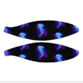 Levendige kleur gloeiende kwal basketbal (Panelen)