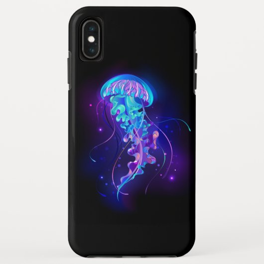 Levendige kleur gloeiende kwal Case-Mate iPhone case (Achterkant)