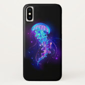 Levendige kleur gloeiende kwal Case-Mate iPhone case (Achterkant)