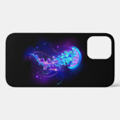 Levendige kleur gloeiende kwal Case-Mate iPhone case (Achterkant (horizontaal))