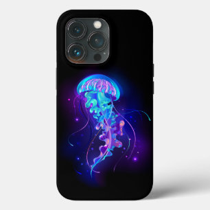 Levendige kleur gloeiende kwal Case-Mate iPhone case