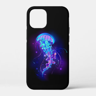 Levendige kleur gloeiende kwal Case-Mate iPhone case