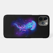 Levendige kleur gloeiende kwal Case-Mate iPhone case (Achterkant (horizontaal))