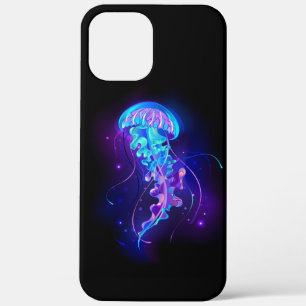 Levendige kleur gloeiende kwal Case-Mate iPhone case