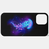 Levendige kleur gloeiende kwal Case-Mate iPhone case (Achterkant (horizontaal))