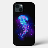 Levendige kleur gloeiende kwal Case-Mate iPhone case (Achterkant)