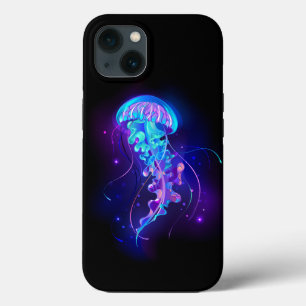 Levendige kleur gloeiende kwal Case-Mate iPhone case