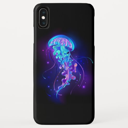 Levendige kleur gloeiende kwal Case-Mate iPhone case (Achterkant)