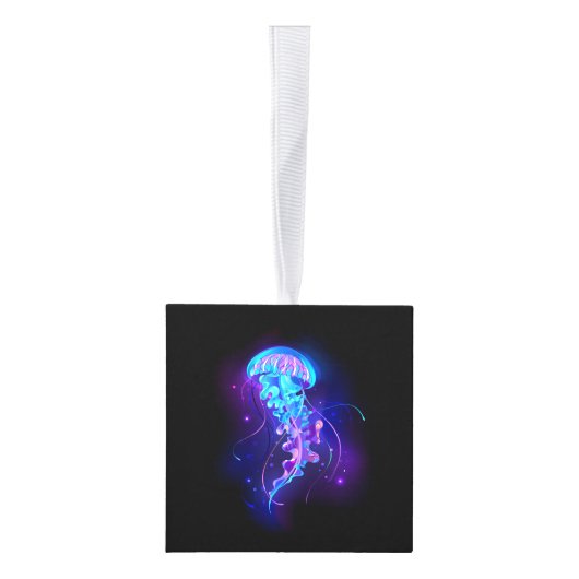 Levendige kleur gloeiende kwal decoratie (Rechts)