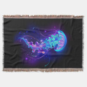 Levendige kleur gloeiende kwal deken (Voorkant)