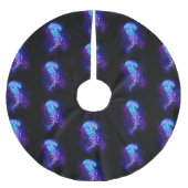 Levendige kleur gloeiende kwal kerstboom rok (Voorkant)