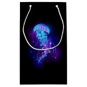 Levendige kleur gloeiende kwal klein cadeauzakje (Achterkant)