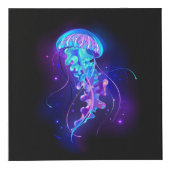 Levendige kleur gloeiende kwal kubus (Rechts)