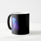 Levendige kleur gloeiende kwal magische mok (Voorkant links)