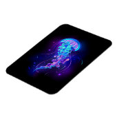 Levendige kleur gloeiende kwal magneet (Linkerzijde)