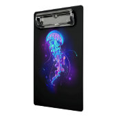 Levendige kleur gloeiende kwal mini klembord (Angled2)