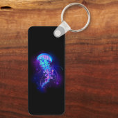 Levendige kleur gloeiende kwal sleutelhanger (Achterkant)