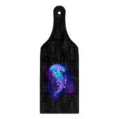 Levendige kleur gloeiende kwal snijplank (Voorkant)