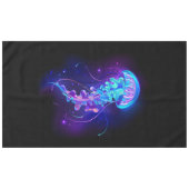 Levendige kleur gloeiende kwal tafelkleed (Voorkant (Horizontaal))