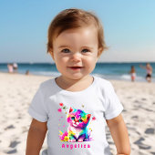 Levendige kleur kitten Naam