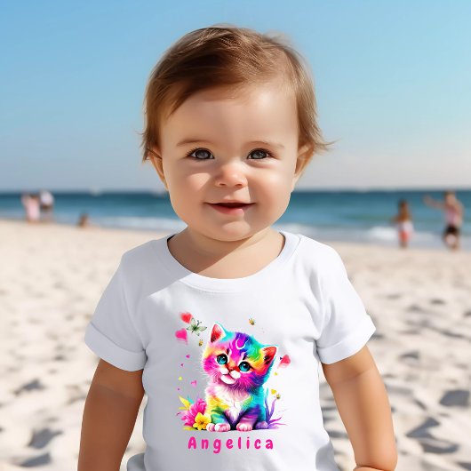 Levendige kleur kitten Naam