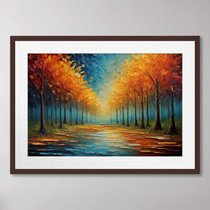 Levendige kleur Landschap Fauvisme Impressionist 3 Poster