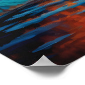 Levendige kleur Landschap Fauvisme Impressionistis Poster (Hoek)