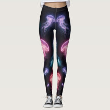 Levendige kleur Marine Life Leggings