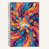 Levendige Kleur Notitieboek (Voorkant)