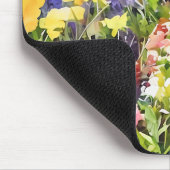 Levendige kleur schilderachtig bloemen Mousepad Muismat (Hoek)
