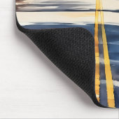 Levendige kleur schilderachtig landschap Mousepad Muismat (Hoek)