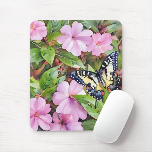 Levendige kleur schilderachtig Mousepad Muismat (Met muis)