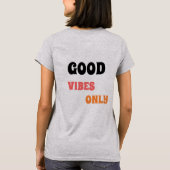 "Levendige kleur Splash Women's T-Shirt Trendy Cas (Achterkant)