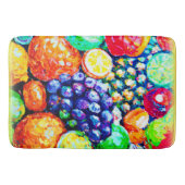 Levendige kleur van vruchten. Bestel nu Badmat (Voorkant)