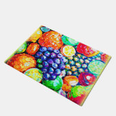 Levendige kleur van vruchten. Bestel nu Deurmat (Schuin)