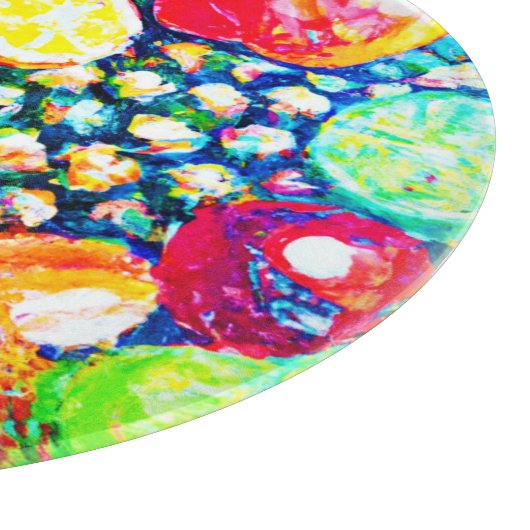 Levendige kleur van vruchten. Bestel nu Snijplank (Hoek)