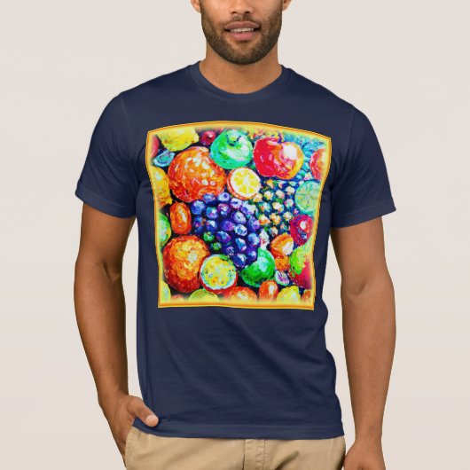 Levendige kleur van vruchten. Bestel nu T-shirt (Voorkant)