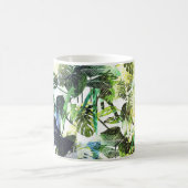 Levendige kleuren Abstract patroonontwerp Koffiemok (Center)