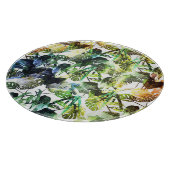 Levendige kleuren Abstract patroonontwerp Snijplank (Hoek)