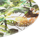 Levendige kleuren Abstract patroonontwerp Snijplank (Hoek)