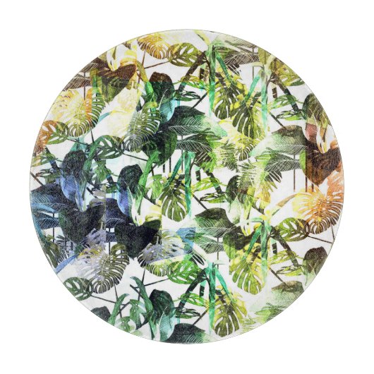 Levendige kleuren Abstract patroonontwerp Snijplank (Voorkant)