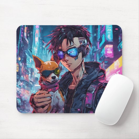 Levendige kleuren Autisme Moeder Mousepad Muismat (Met muis)